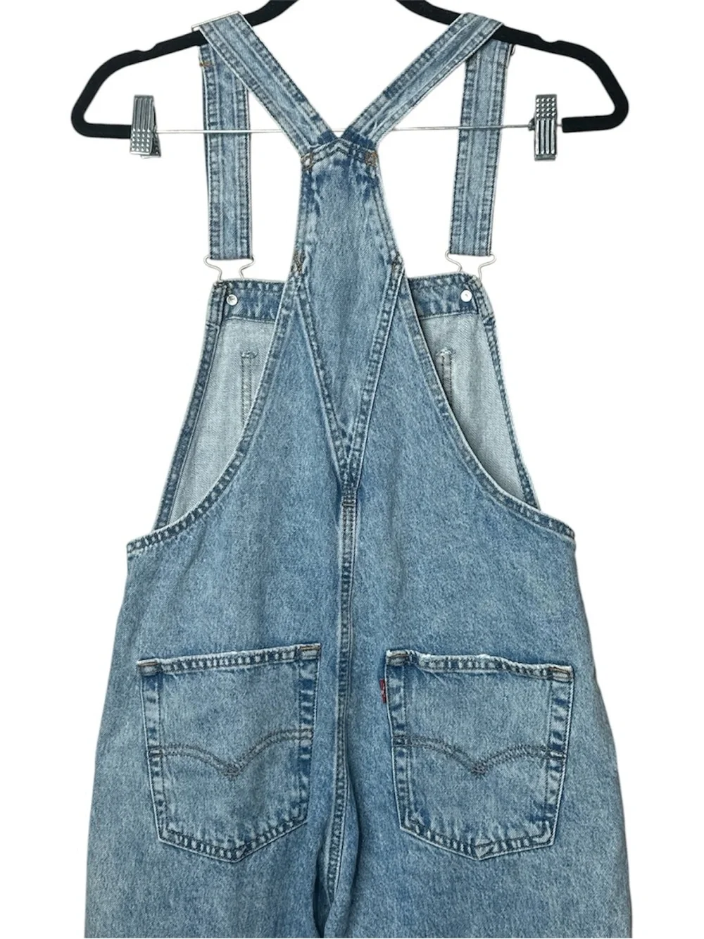 Levi’s Premium Vintage Overalls No Stone Unturned Free People Size Small - Picture 8 of 9